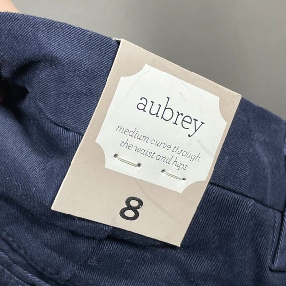 NEW Gap Pants Womens 8 blue chino aubrey straight leg classic preppy - Picture 6 of 12